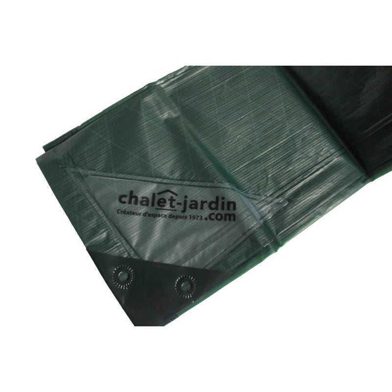 Bâche de protection ultra résistante 1,5x6 m - Vert - 2