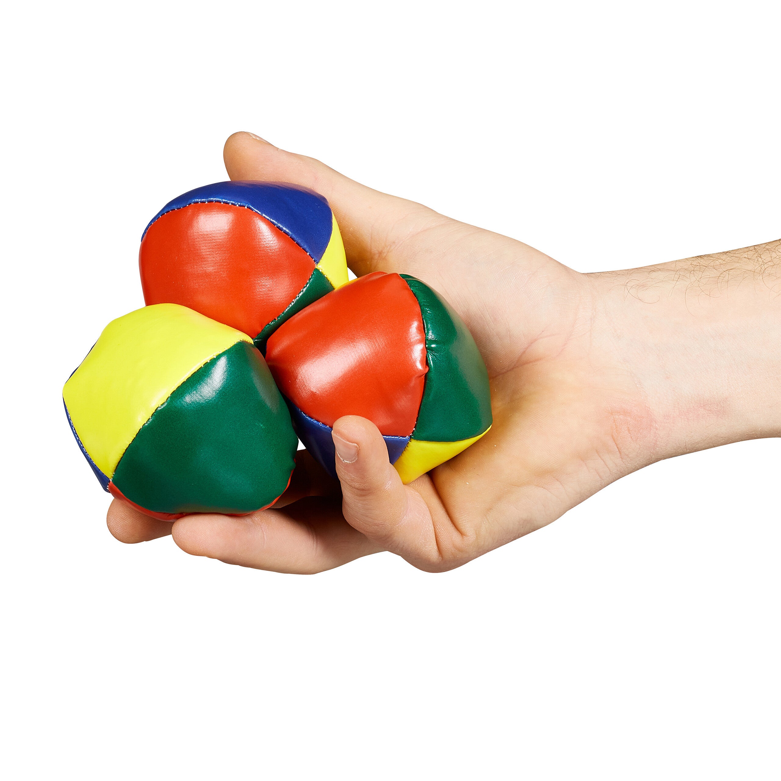 Balles de jonglage, lot de 50, D : 65 mm, débutants et pros, PVC & sable, boules jonglerie, multicolores - 6