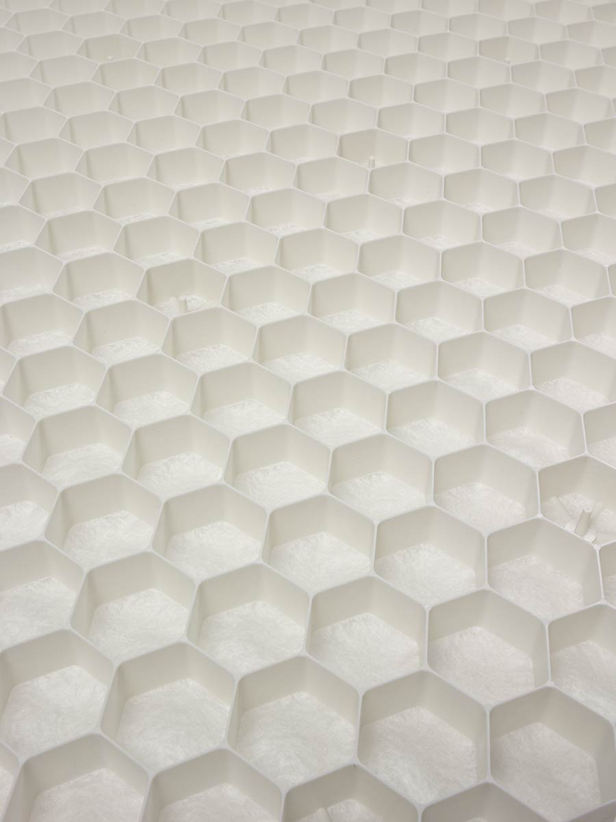 Stabilisateurs de gravier EuroGravel PLUS blanc par m2 - 3