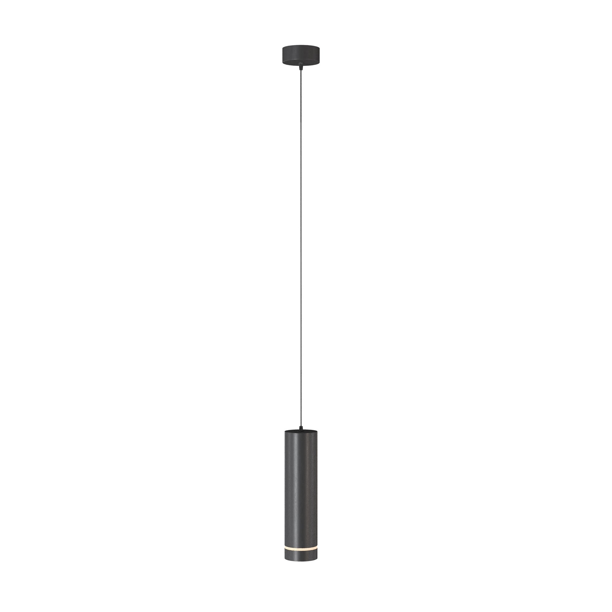 Lampa wisząca LED Orlo 12W Ciepła biel 560lm aluminium czarna wym:120x7,9x7,9cm IP20 Maytoni