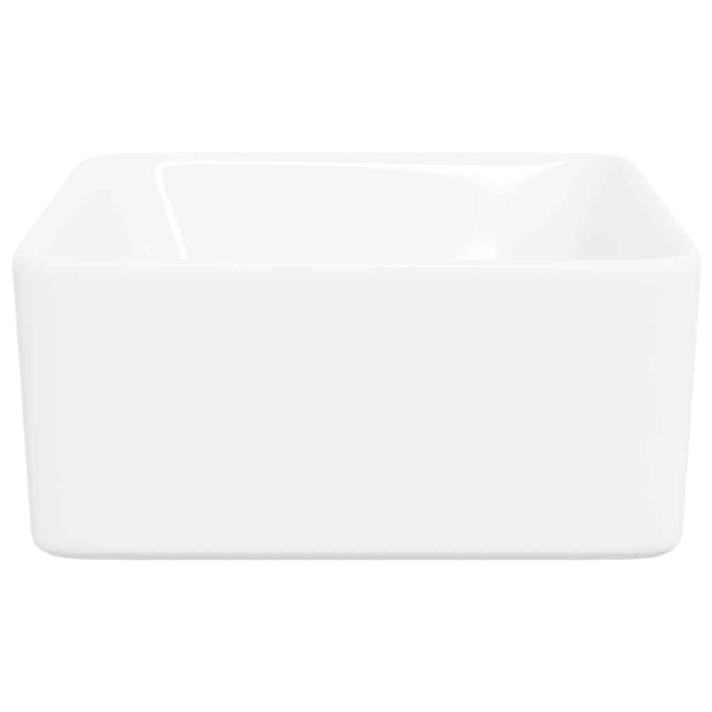 Lavabo 40x30x13 cm Céramique Blanc - 6