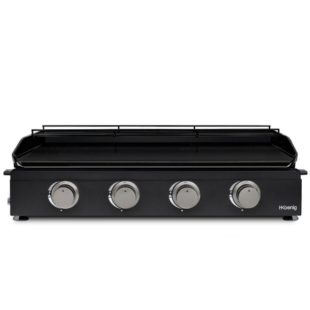 H.Koenig PLX1042 - Plancha à gaz, noir