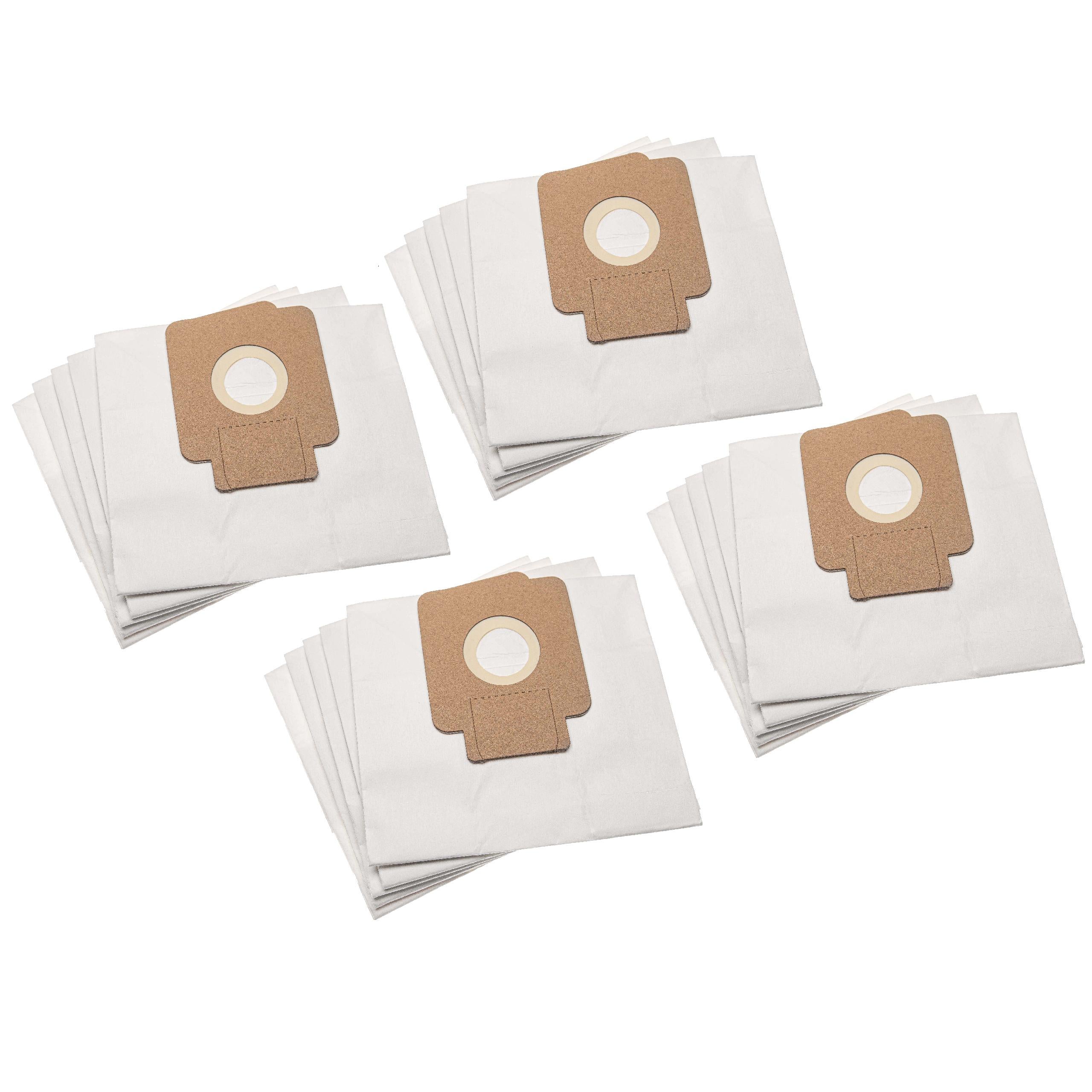 vhbw 20x Sacs compatible avec Hoover BV71_BV20021, BV71_CP10001, BV71_CP20001, TF2015 011 aspirateur - papier, 16,5cm x 18cm, beige - 4