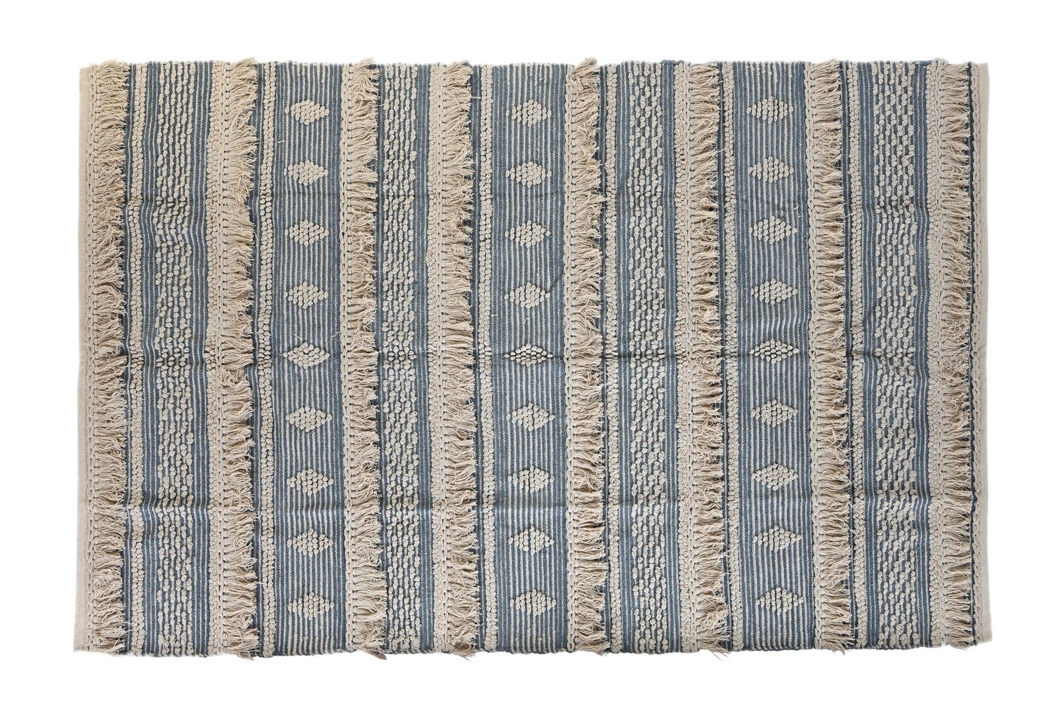 Tappeto YELKI Blu 160 x 230 cm Viscosa