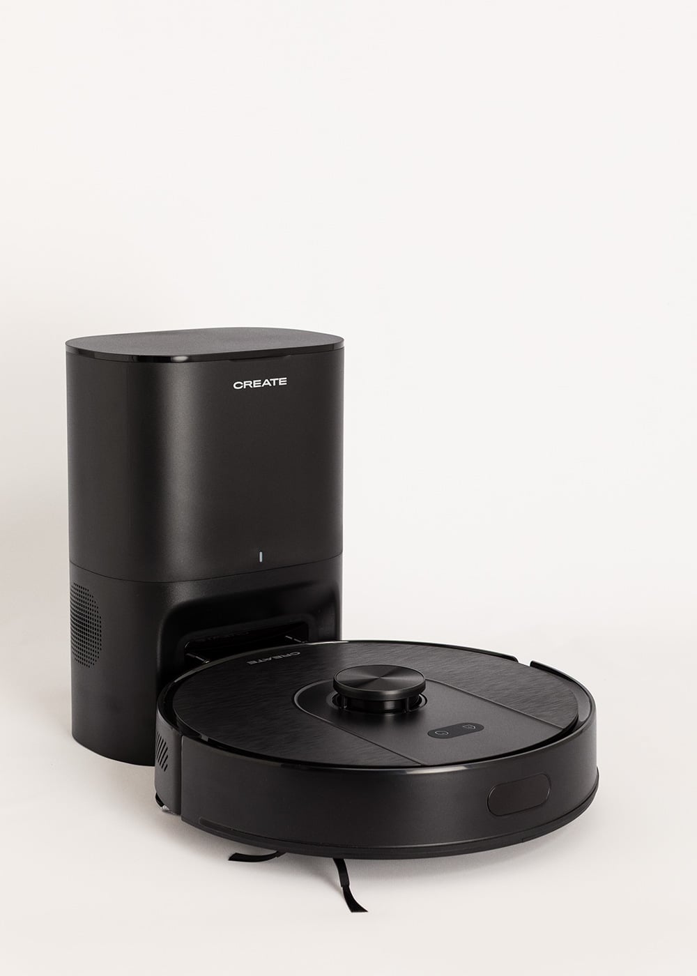 CREATE - NETBOT LS50 - Robot aspirateur intelligent 5000 Pa avec fonction lavage des sols et station de vidage automatique en option- Noir - 8