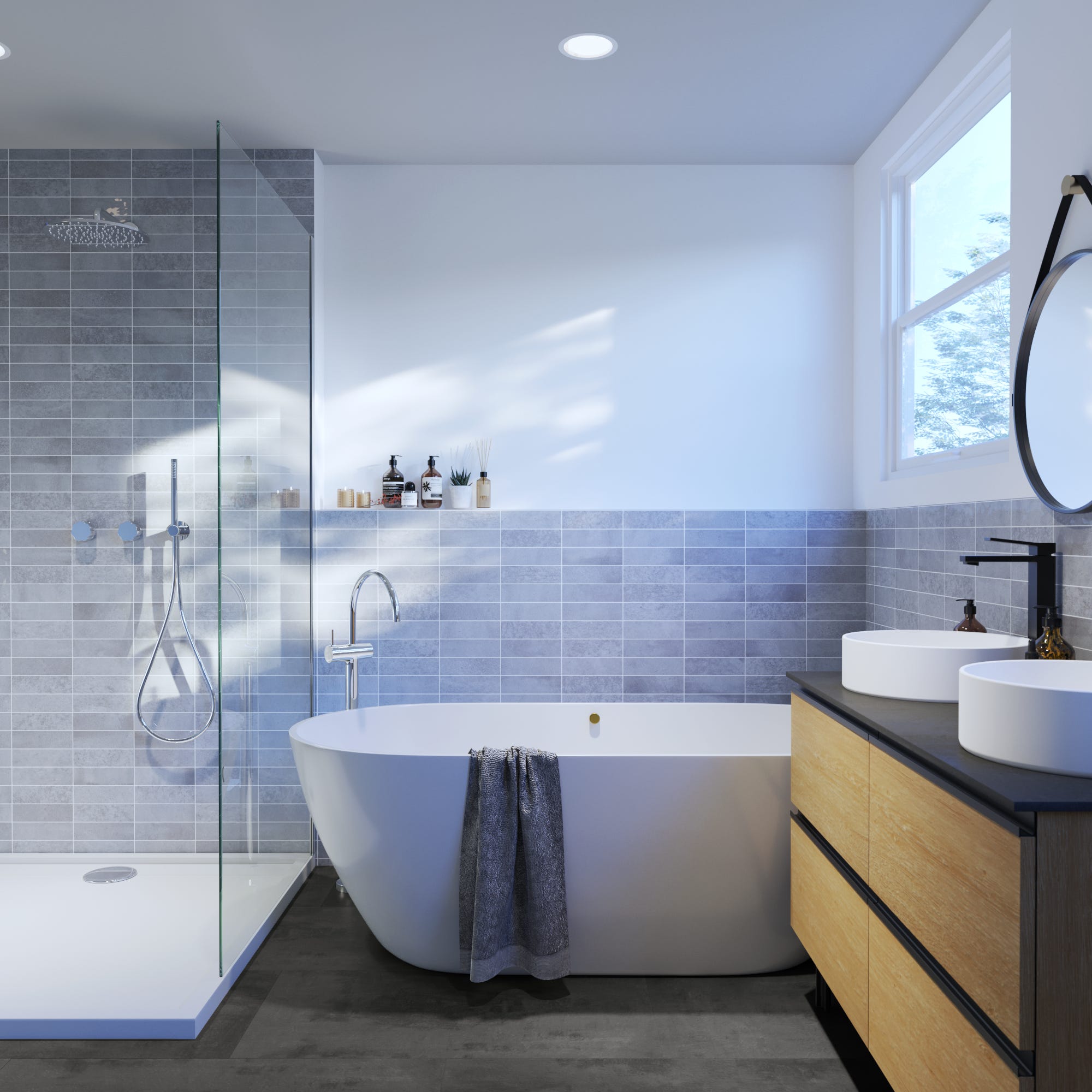 ARTENS - Sol PVC - Dalles PVC à clipser SEREN - INTENSO EXTREM - Effet pierre - Gris foncé - Dimensions L.91,44 cm x l.45,72 cm - Epaisseur 5,5 mm - - 6