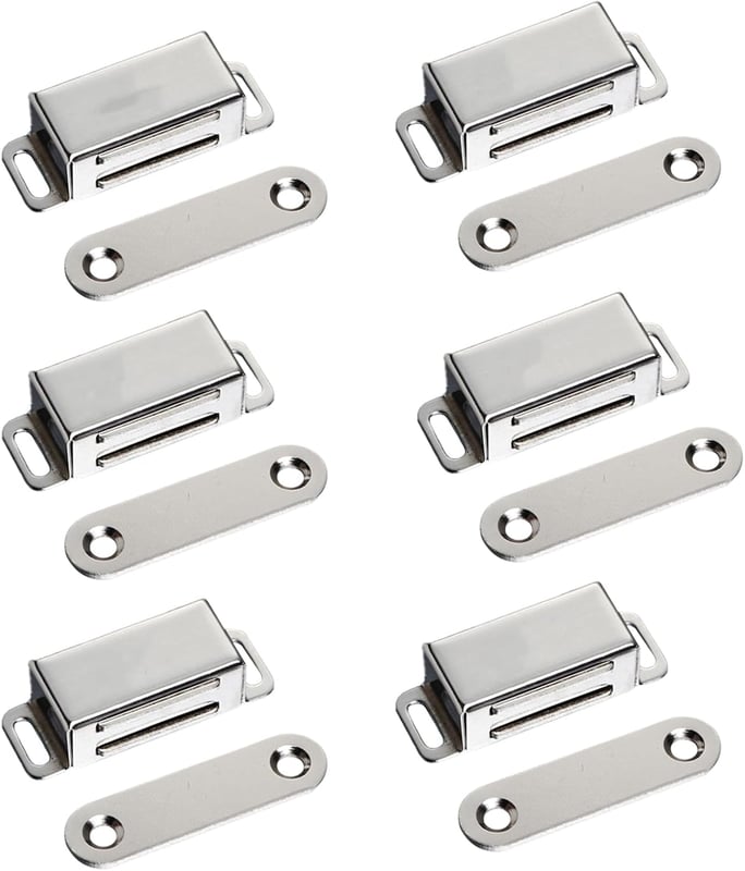 Magnetyczne ograniczniki drzwi do drzwi szafek – 6 szt., magnesy na drzwi, magnesy na drzwi szafek, magnesy na drzwi mebli