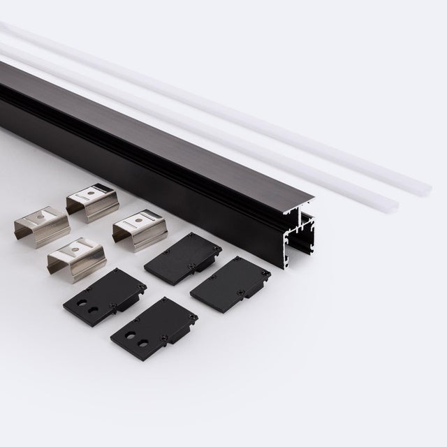 Moulure en J pour soffite en aluminium 1/2 po x 12 pi - BRUN COMMERCIAL