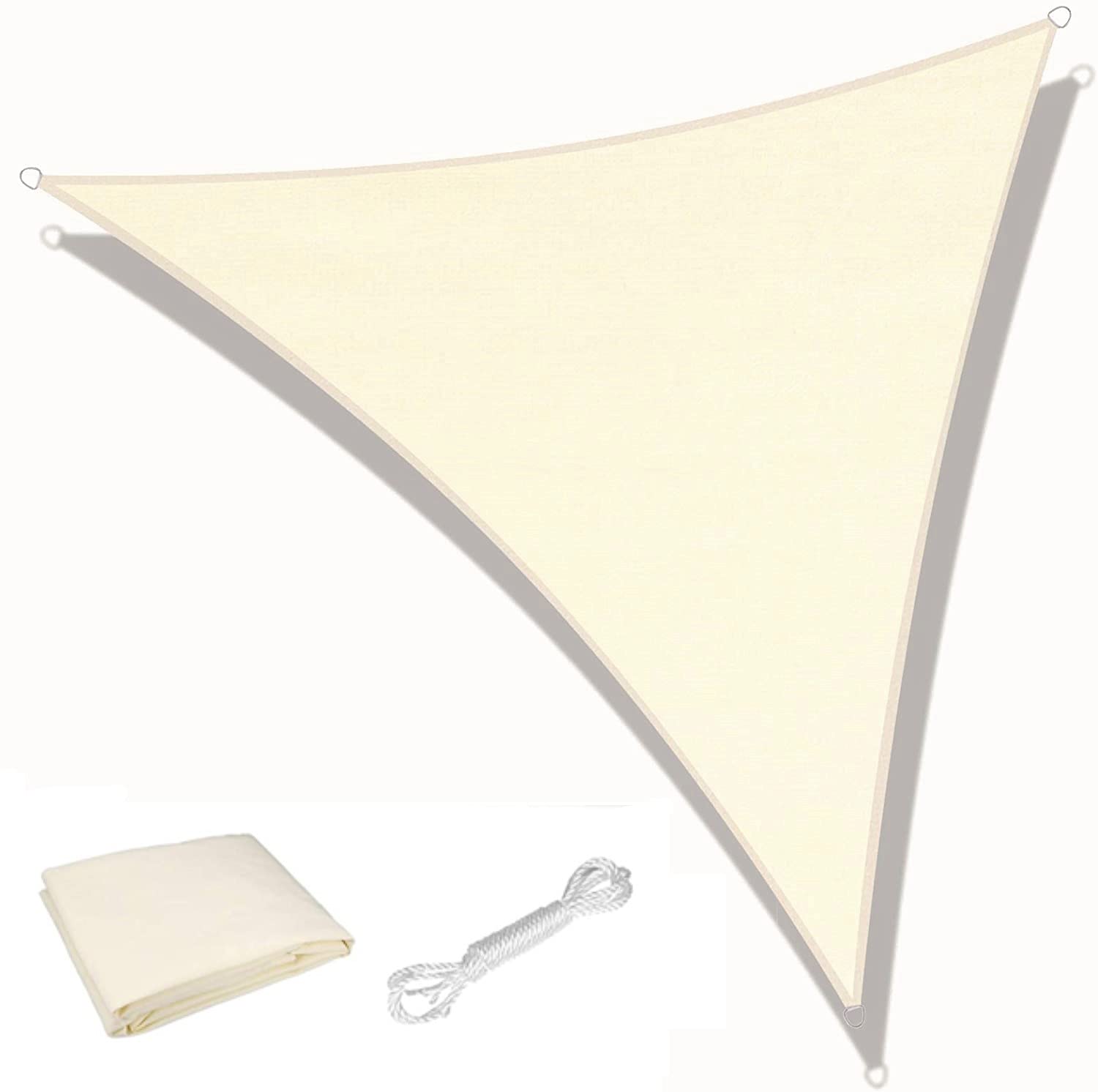 Tenda parasole triangolare, 3,5 x 3,5 m, impermeabile, per