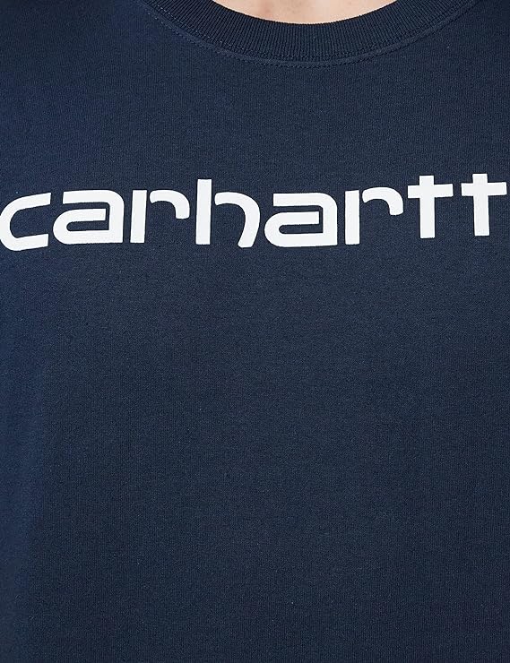 T-shirt coton manches courtes logo CARHARTT® poitrine - Bleu marine - Taille L - 5