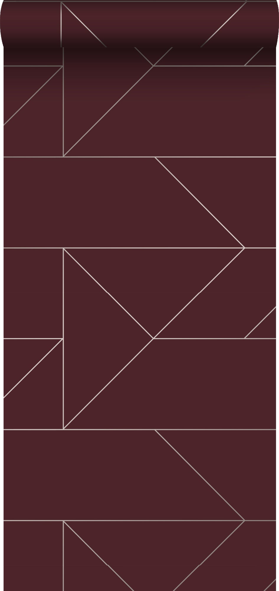 Tapeta linie graficzne czerwonym - 53 cm x 10.05 m - ORIGIN
