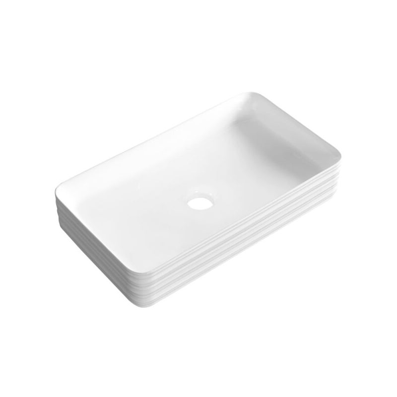 Umywalka nablatowa KR-053 biała KERRA