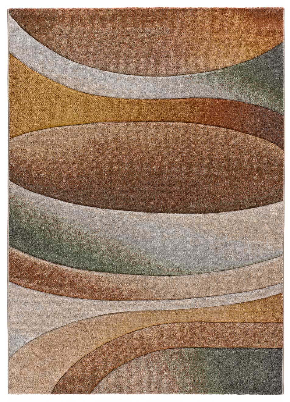 Prostokątny wielokolorowy dywan do wnętrz 140 x 200 cm SORA abstract - ATTICGO