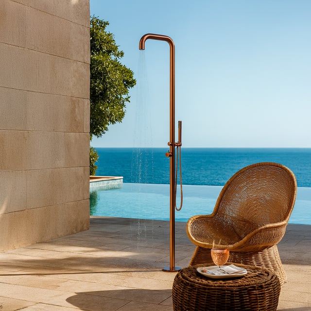 Miscelatore Monocomando GRIFEMA Per Vasca/Doccia - Con Flessibile Acciaio 1,5m E Doccetta 5 Vie, Cromo