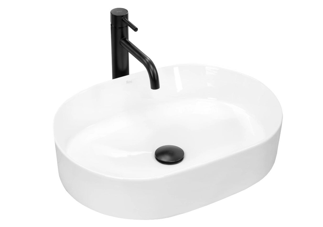 Umywalka Nablatowa Rea Nadia 50 Biały 50 X 38