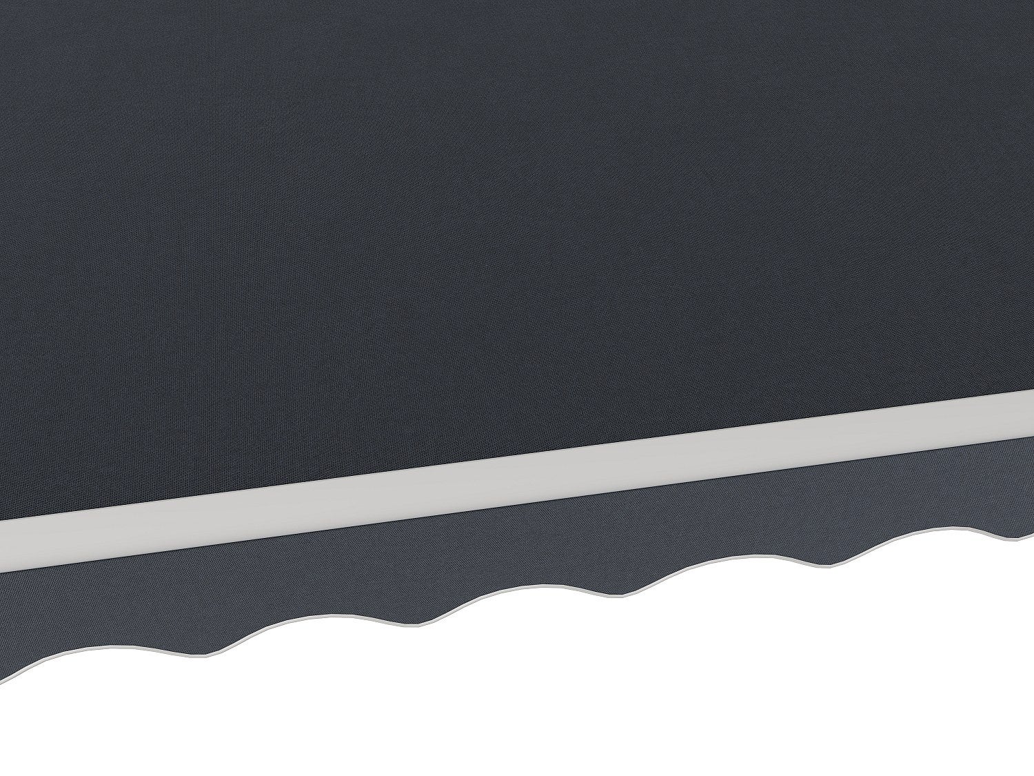 Toldo retrátil motorizado com semicaixa 4 x 3 m antracite - COFANA - 6