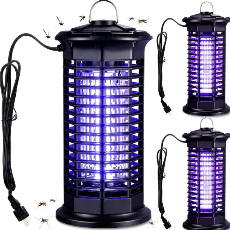 Zapper Électrique Lampe Anti Moustique intérieur/extérieur,piège à moustiques étanche pour Insectes Volants, Ampoule de Lampe Anti-moustiques - 3