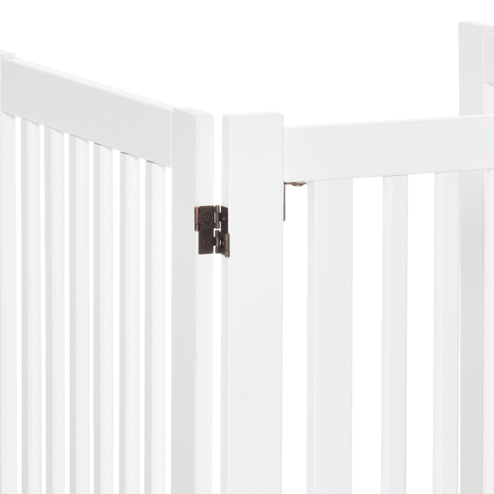 Barrera para Perros PawHut MDF Blanco 155x35.5x76 cm - 4