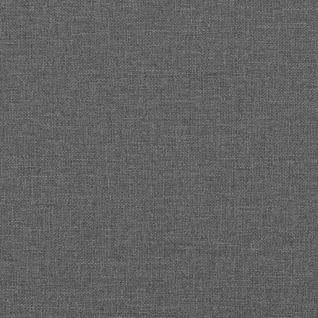 Coussins de canapé 2 pcs Gris foncé 50 x 50 cm tissu vidaXL - 8