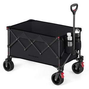 Chariot De Transport Pliable - Charge 150 Kg, Poignée Surélevée 20 Cm, Surface PVC Antidérapante