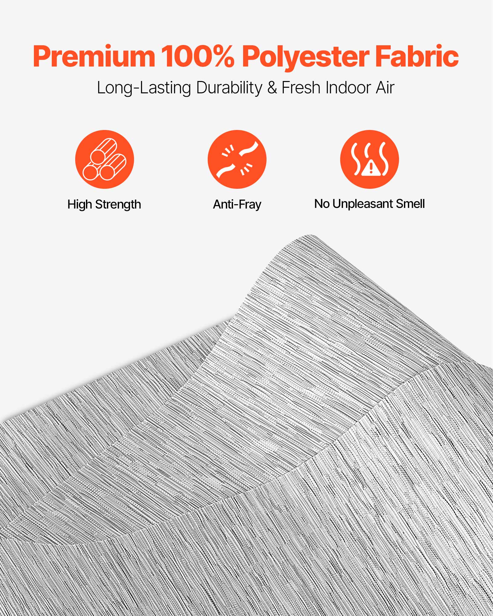 Tenda a Pannelli su Binario Estensibile VEVOR 116–218 cm, Pannello Giapponese Verticale Fino a 243 cm, Grigio - 3