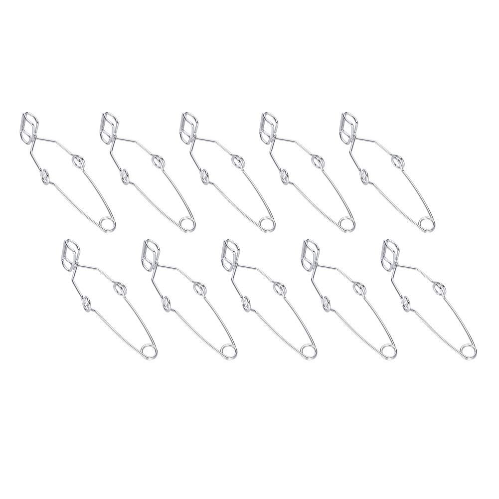 Lot De 10 Pinces à Tuyau Réglables En Acier Inox - ZUDKSUY - 32-50 Mm - Neuf Sous Blister