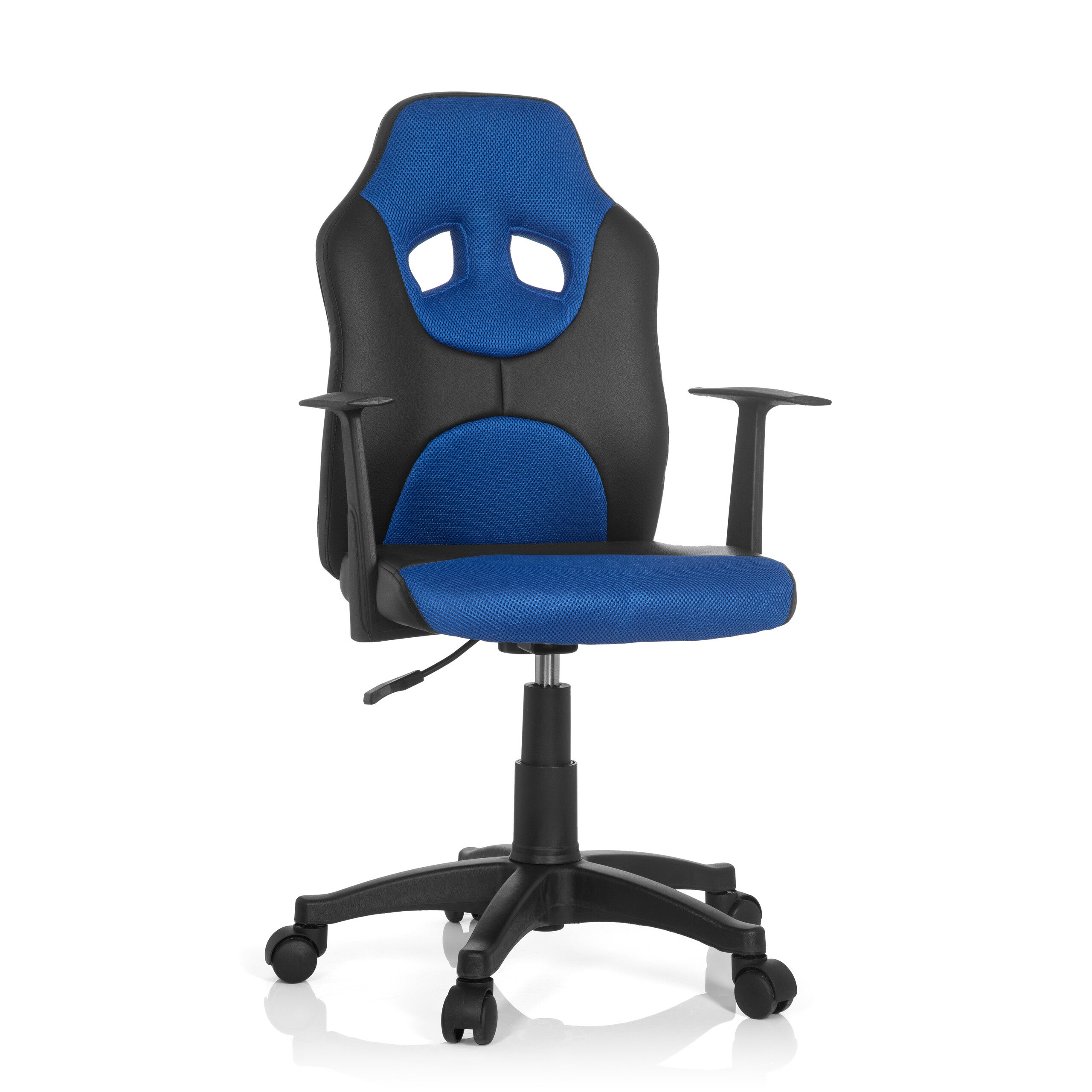 Krzesło obrotowe dla dzieci KID GAME AL Czarny / niebieski hjh OFFICE