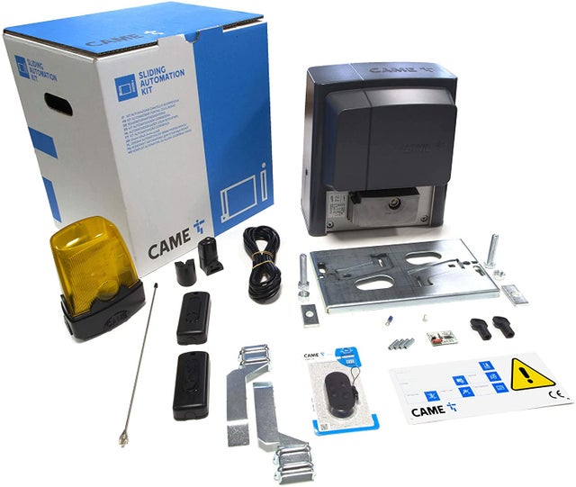 CAME U2313 Kit automatisme pour portail coulissant moteur BX708AGS 800Kg 230V (ex BX-78) automatisme avec télécommande - photocellule - accessoires