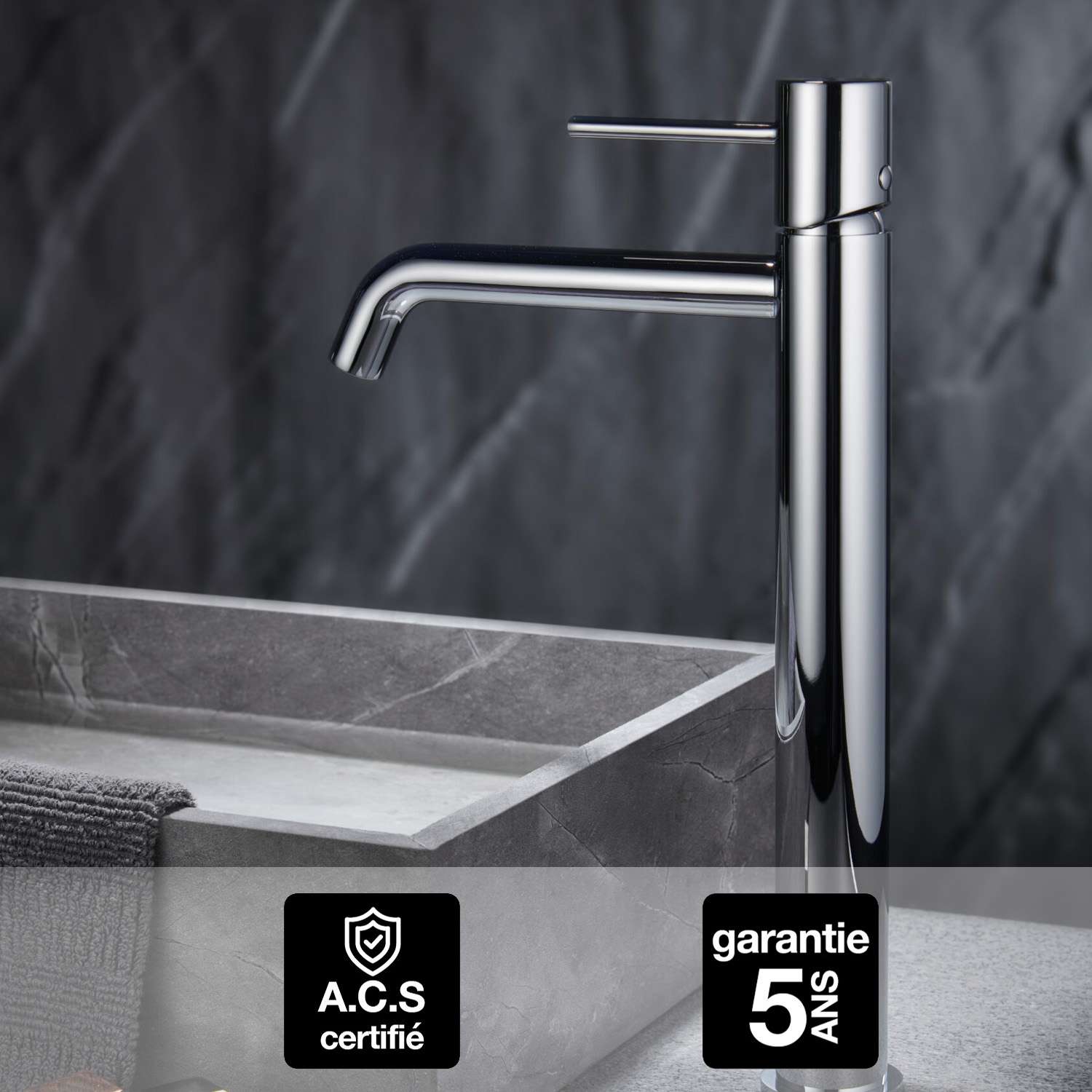 Grifo Lavabo Monomando IMEX Grifo De Cau00f1o Alto, Griferu00eda