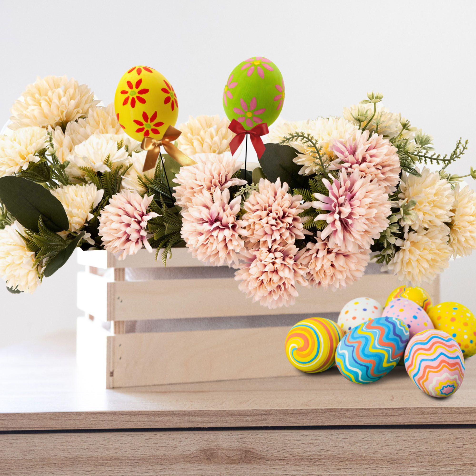 Cassetta Contenitore in legno NATURALE Scatola Cesta Portaoggetti Decorativa da Esposizione multiuso per casa ed eventi 15x21 Altezza 10 cm - 2