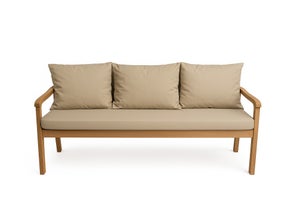 Angerer - Cuscini Per Dondolo 3 Posti, Comfort, Colore Faro Verde, 2 Laterali E 1 Centrale Con Balza, 59x110 Cm, Spessore 8 Cm, Made In Germany - 3