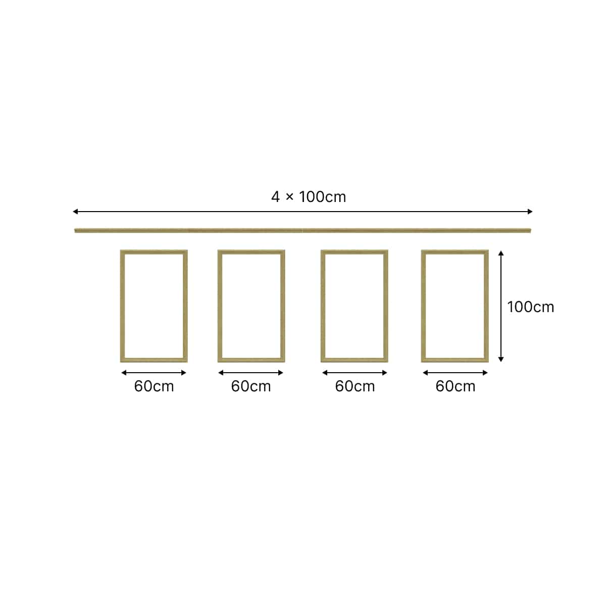 Kit de Moulures Murales en Bois FSC – Hauteur Ajustable 100 cm – Style Haussmannien – Installation Facile – Décor Intérieur Raffiné - 6