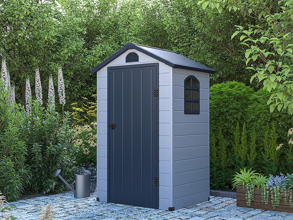 Wiata ogrodowa z szarej żywicy - CESIO - 1,39m²