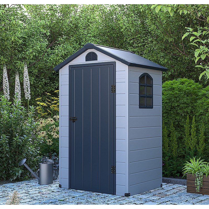 Wiata ogrodowa z szarej żywicy - CESIO - 1,39m²