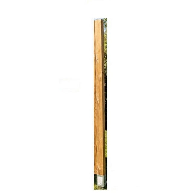 Poteau en bois traité thermiquement pour brise-vue de jardin – 220 cm – Certifié PEFC – TVT290 Foresta