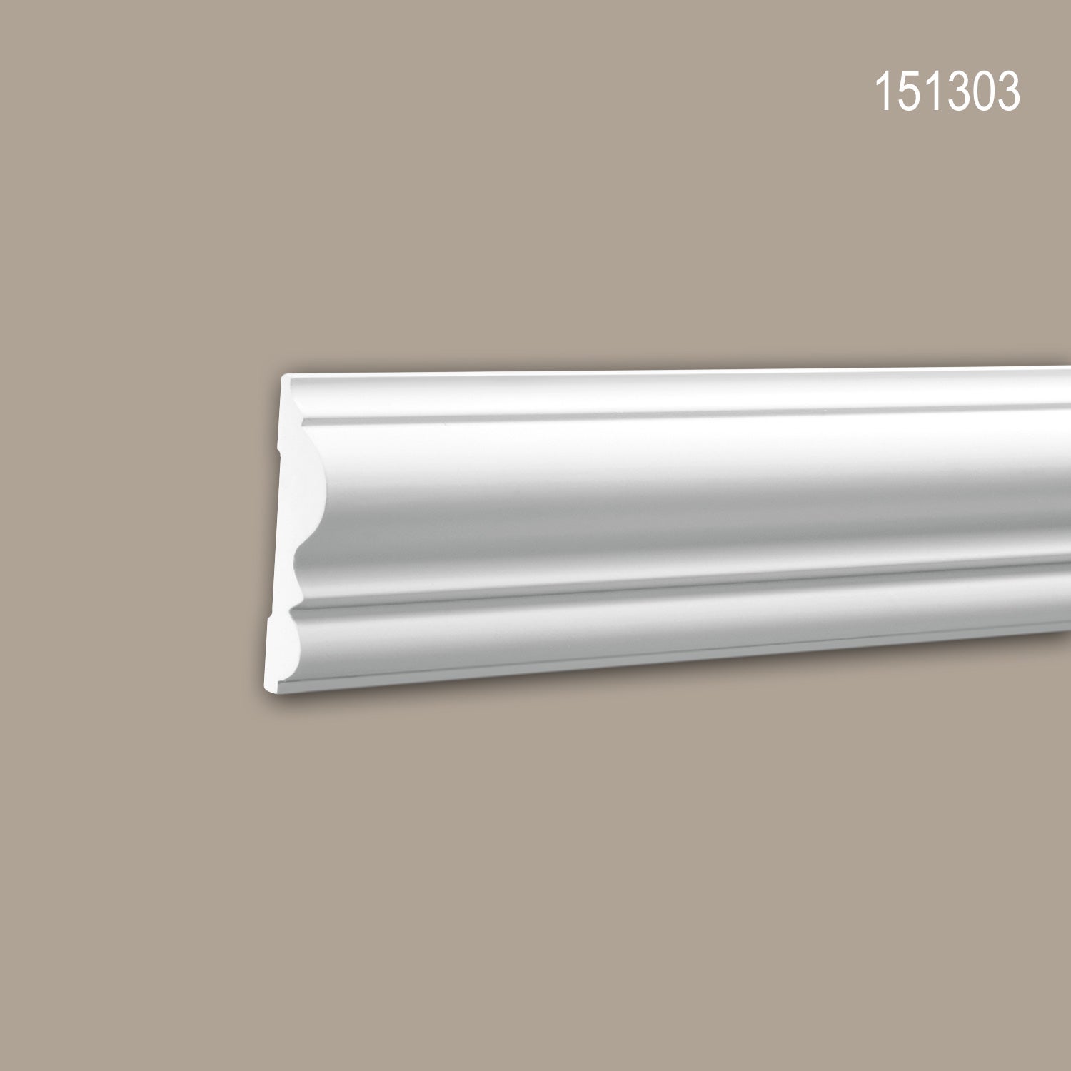 Moldura para pared Profhome 151303 Perfil de estuco Moldura decorativa 2 m - 2