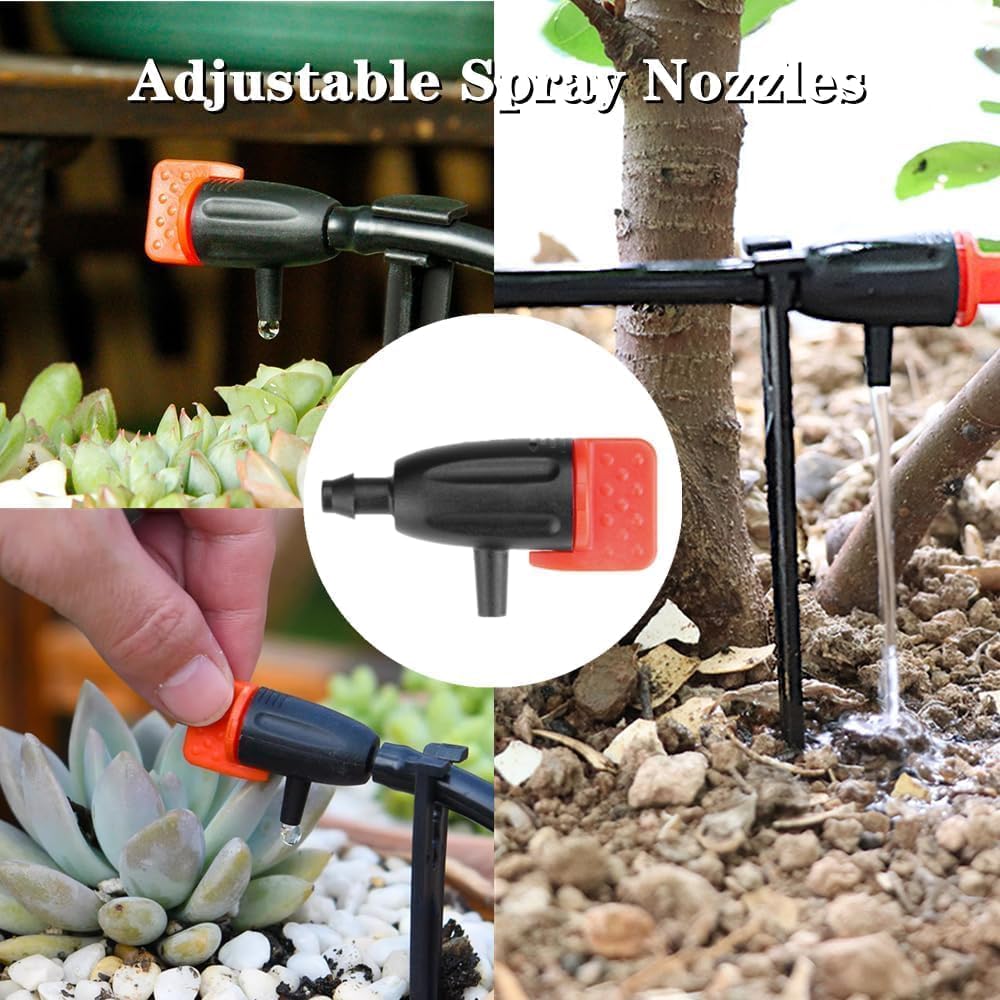 30 pièces 4 / 7mm arroseurs goutteurs d'irrigation, micro-arroseurs d'irrigation goutte à goutte Irrigation de jardin réglable Micro - 4