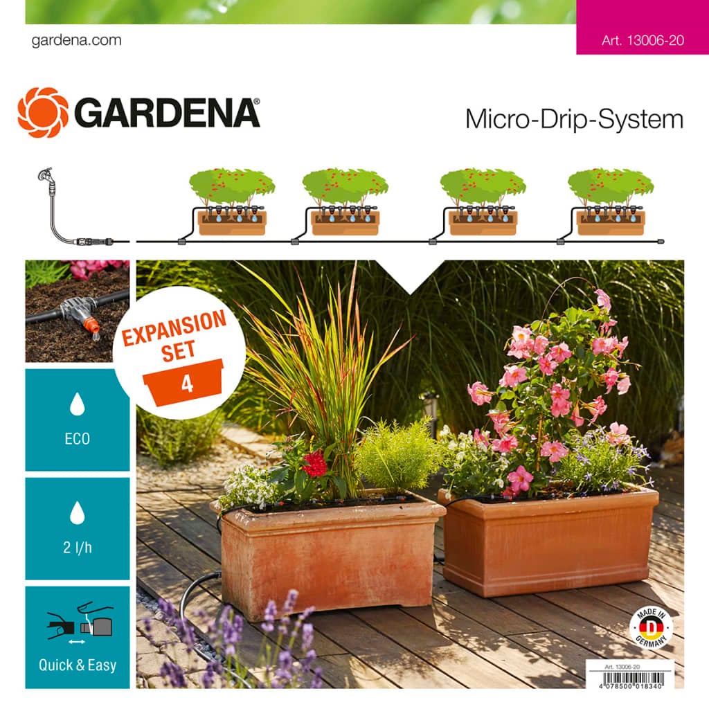 Kit d'extension pour jardinière - GARDENA 13006-20 - 5