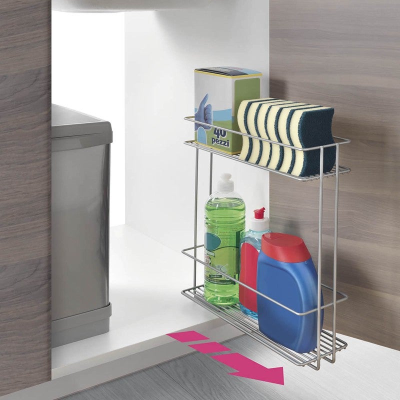 Metaltex IN&OUT XL - Organizador Limpieza Deslizante Bajo Fregadero - 5