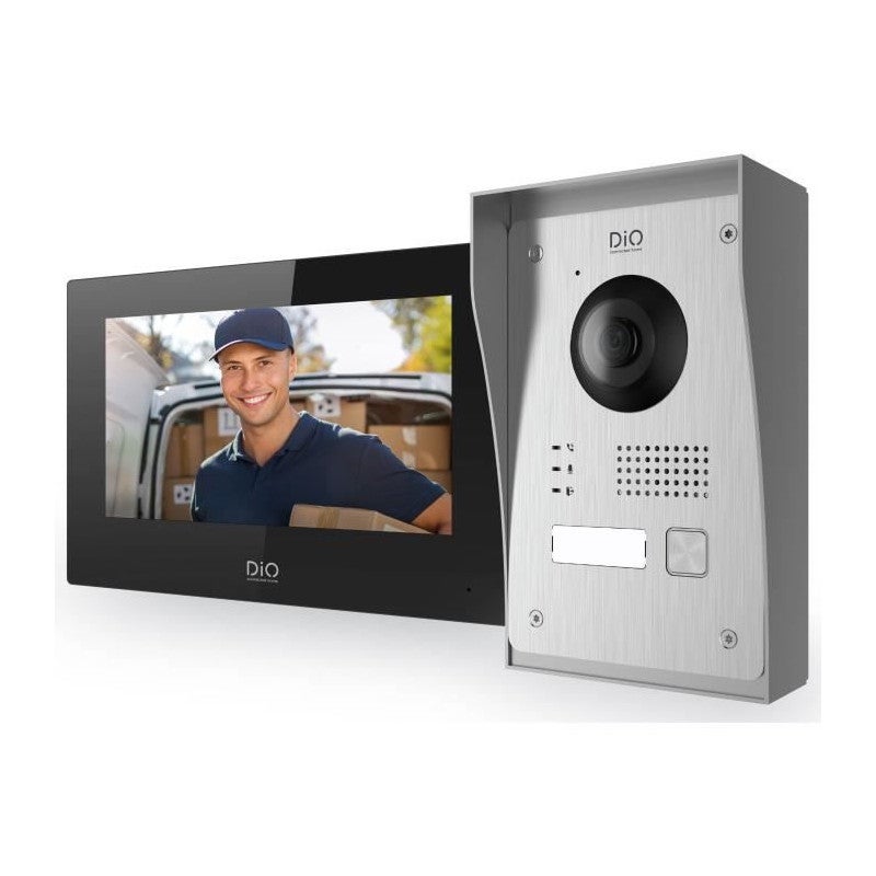 Wideodomofon DiO 7-calowy HD metalowy z Wi-Fi