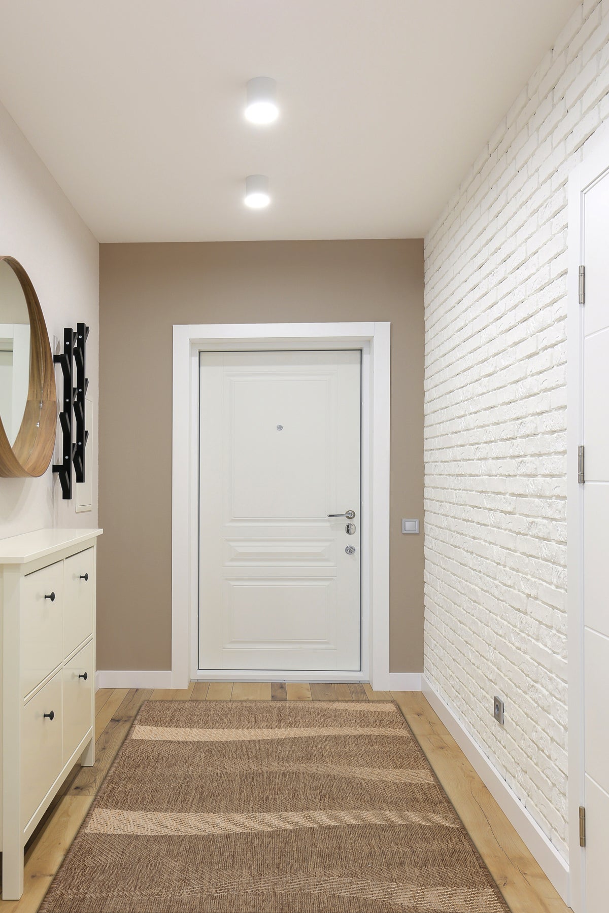 PASSATOIA SIZAL FLOORLUX disegno 20212 coffe / mais 70 cm 70x710 cm - 3