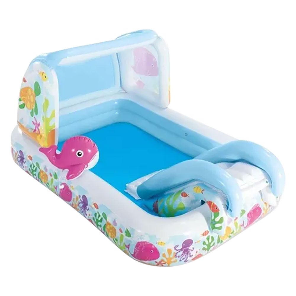 Intex Aire de jeux Baleine rose et amis - 3
