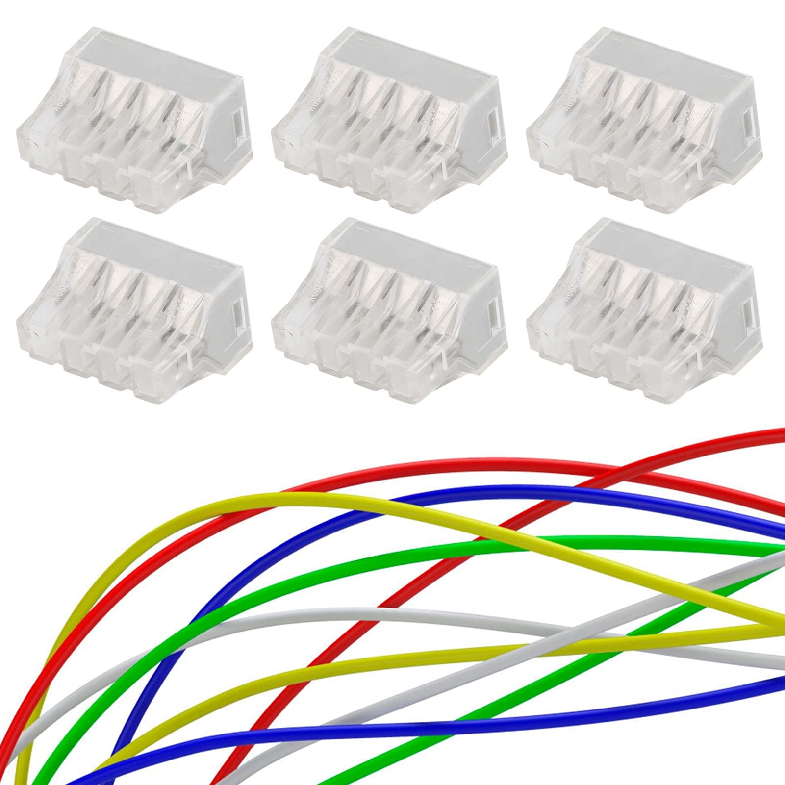 Morsetti Piatti Isolati Per Cablaggio - 0.5-2.5mm&sup2; | Connettori Femmina FDFNY In Nylon