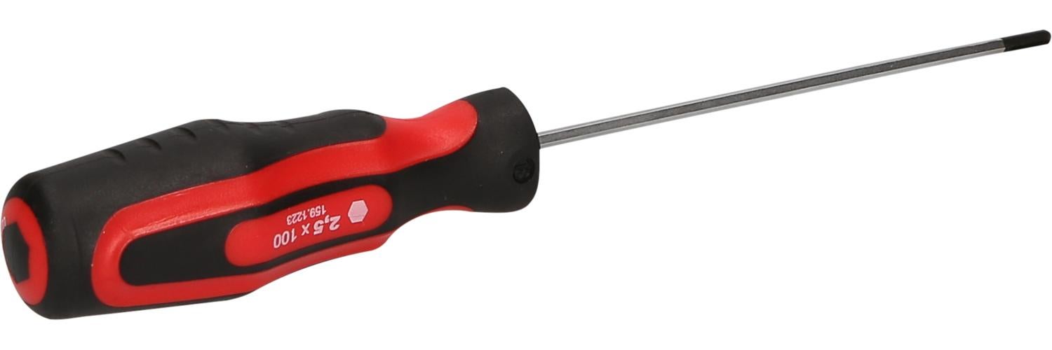 KS TOOLS Tournevis ERGOTORQUEplus pour vis à six pans creux, 2,5 mm - 4