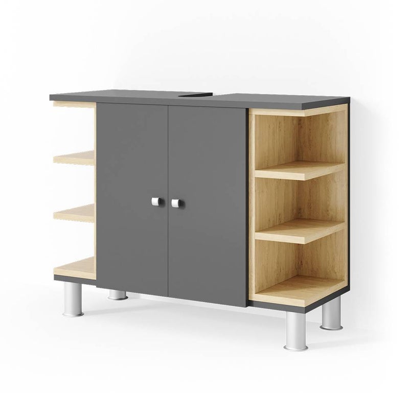 Vicco Szafka pod umywalkę Aquis, Antracyt, 79.6 x 64 cm