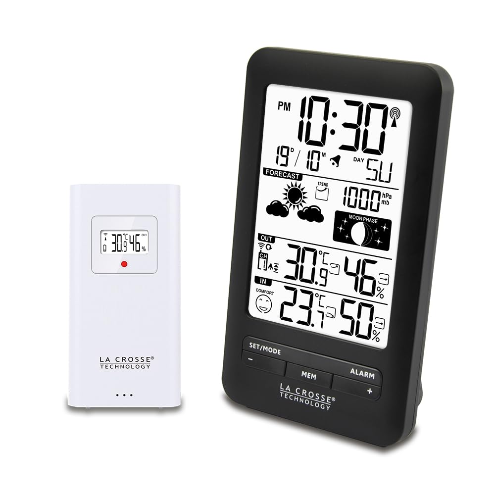 Station Météo La Crosse Technology WS6204 Noire