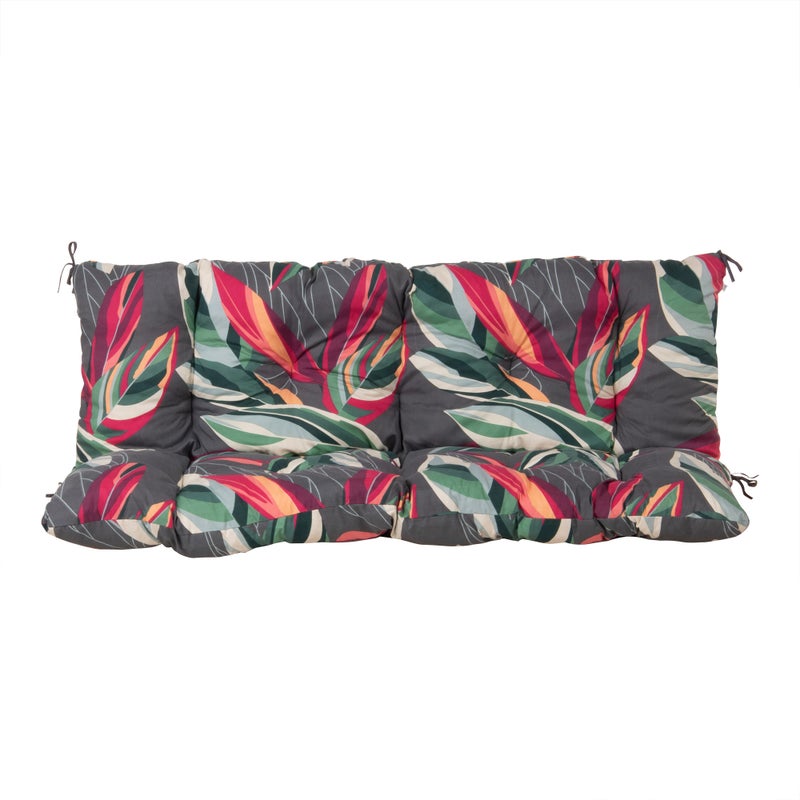 Poduszka na huśtawkę / ławkę 150 cm Frigiliana motyw roślinny PATIO