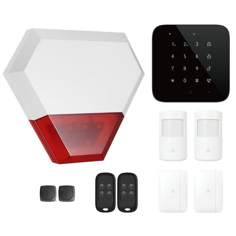 Alarme maison sans fil wifi et gsm 4G connectée Casa Noire avec sirène — free download