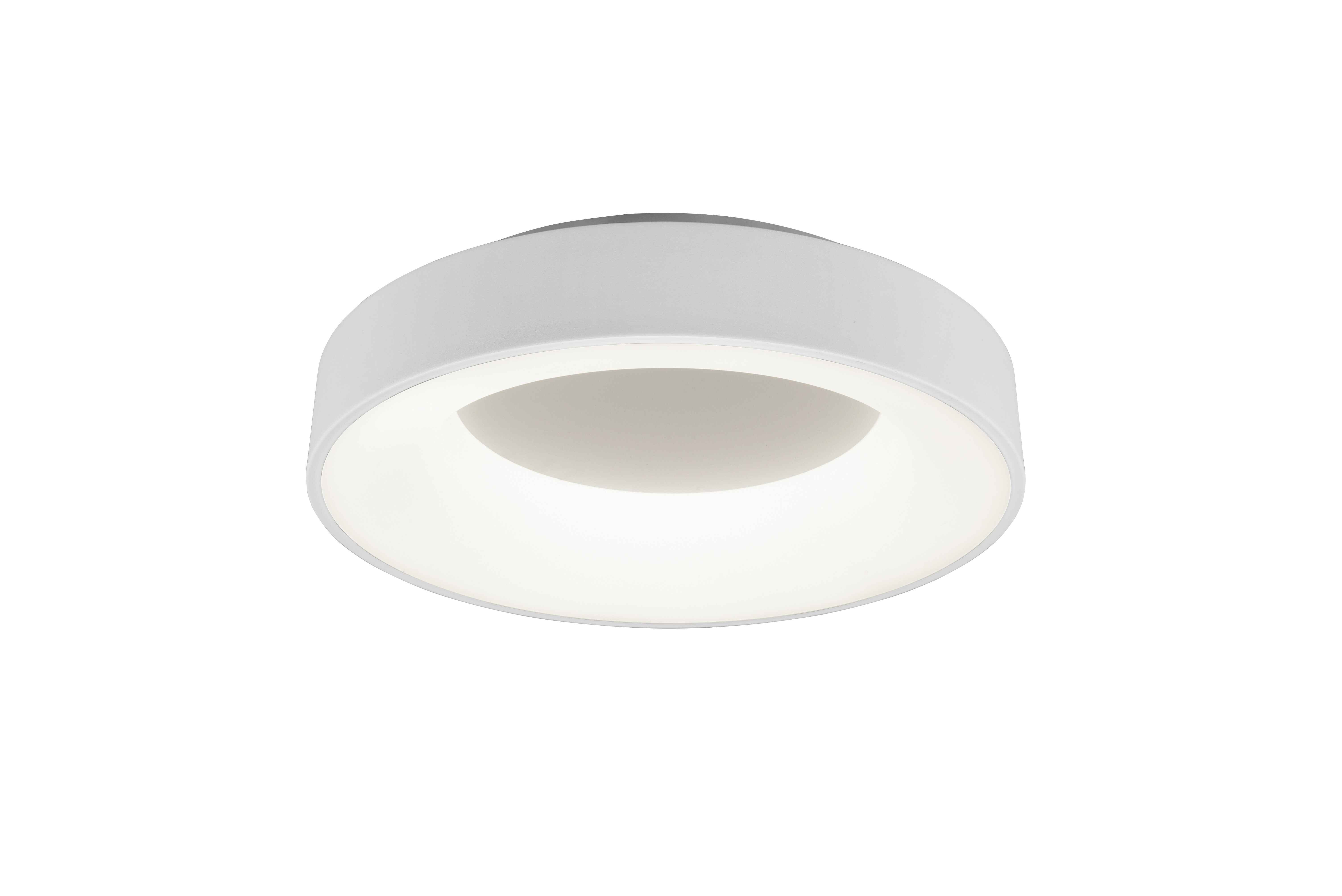Plafon okrągły LED GIRONA 27W 4000K 3200lm metal biały wym:11x45x45cm IP20 Trio