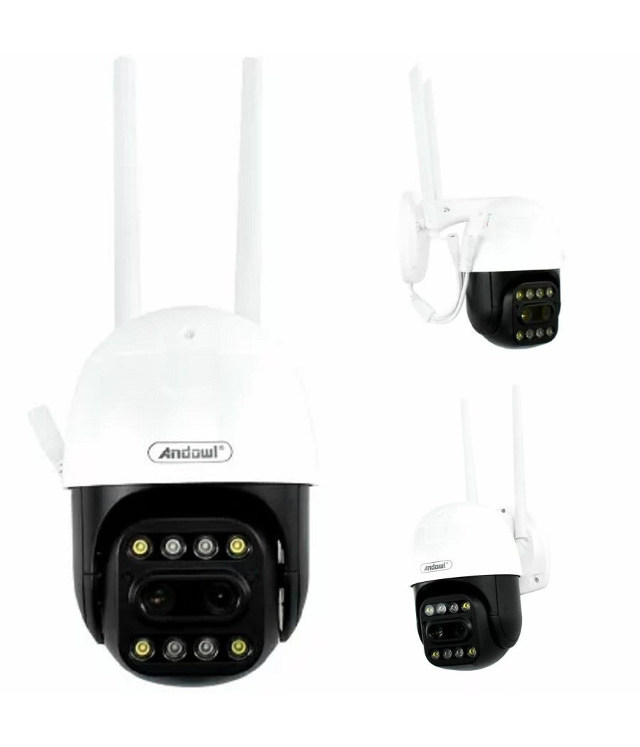 Telecamera Finta Dome Con LED Lampeggiante – Deterrente Per Videosorveglianza, Batteria AA, Staffa Inclusa